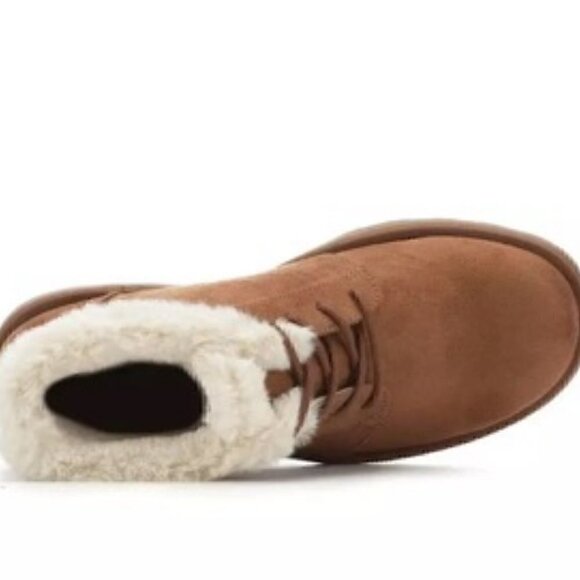 Makalu Kora Winter Booties Faux Fur Chestnut Size 7 - Picture 6 of 11